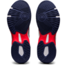Asics Men's Gel Rocket 10 Indoor Court Shoes Glacier Grey Sunrise Red