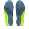 Asics Men's Gel Resolution 9 Tennis Shoes Steel Blue Hazard Green