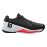 Wilson Men's Rush Pro 4.0 Tennis Shoes Black White Poppy Red
