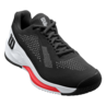 Wilson Men's Rush Pro 4.0 Tennis Shoes Black White Poppy Red