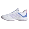 Adidas Womens Ligra 7 Indoor Court Shoes Cloud White Silver Dawn