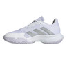 Adidas Women's CourtJam Control Tennis Shoes White Silver 2023