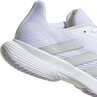 Adidas Women's CourtJam Control Tennis Shoes White Silver 2023